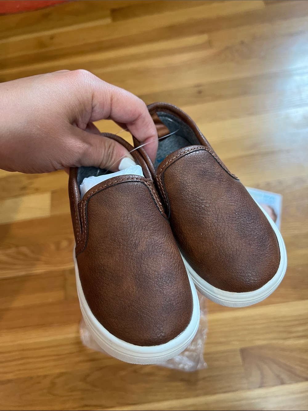 Carter's Brown Slip-On Moccasin Style Kids Shoes